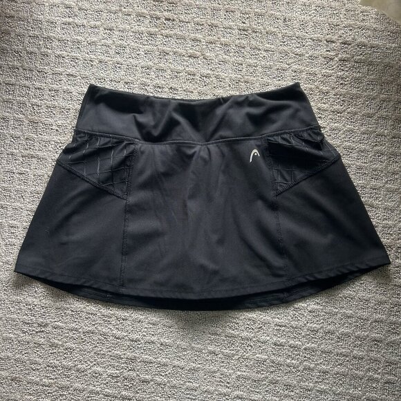 HEAD Pants - Head Skirt Skort Womens Size Large L Black Tennis Golf Pickleball Activewear